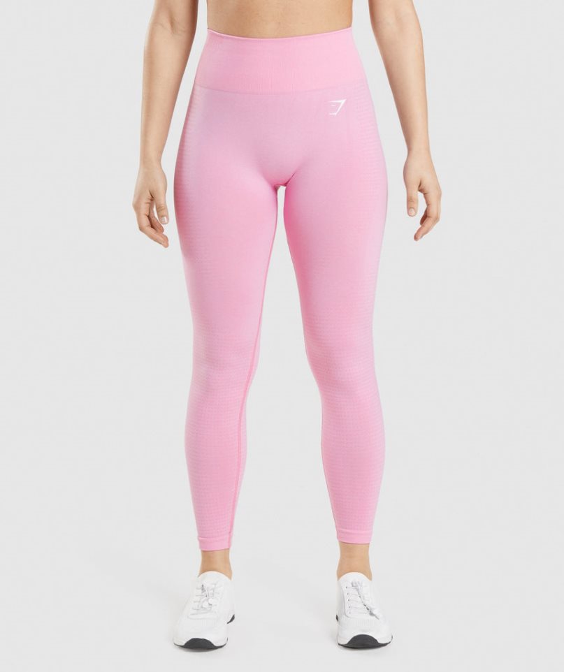 Legginsy Gymshark Vital Seamless 2.0 Damskie Różowe | PL 089FQS